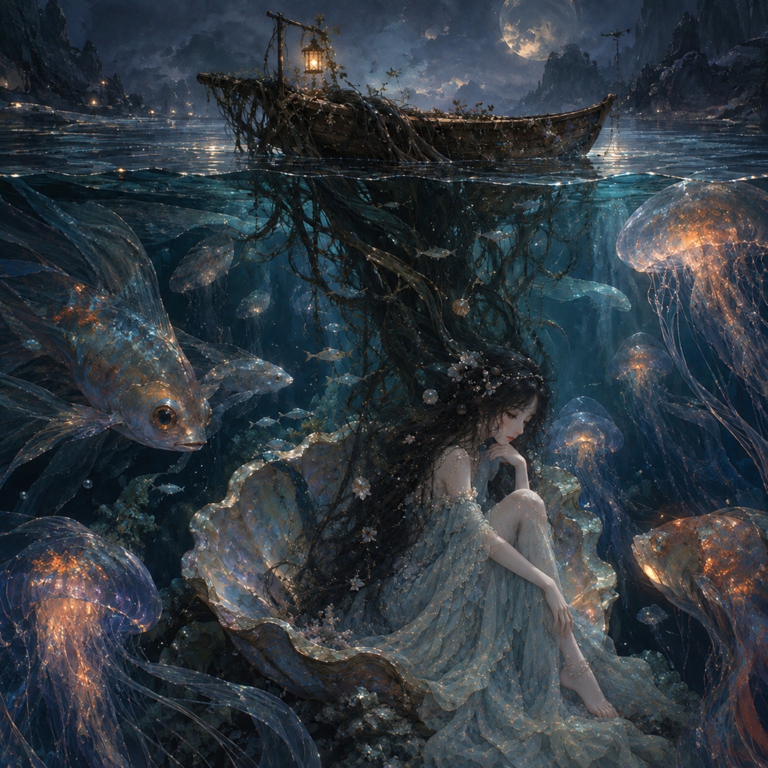 THE MOONLIT DEPTHS by Minblue